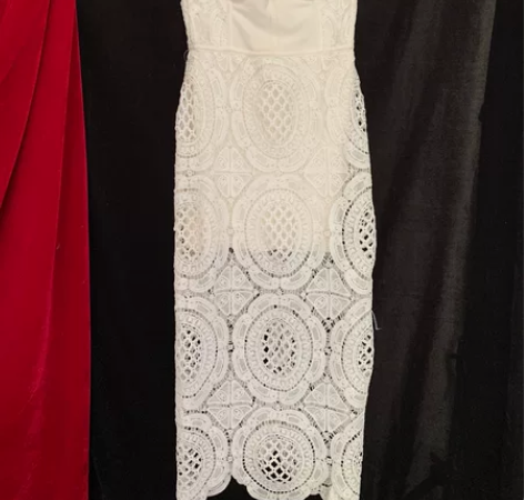 样衣低价清[hot]蕾丝胸衣款弹力礼服 [...