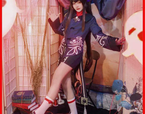 包邮出原神胡桃cos大全套戳瞳即出 衣服+...