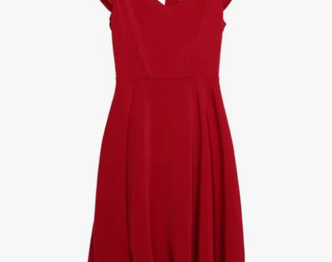 夏季新款潮裙修身红色性感无袖名媛连衣裙 小...