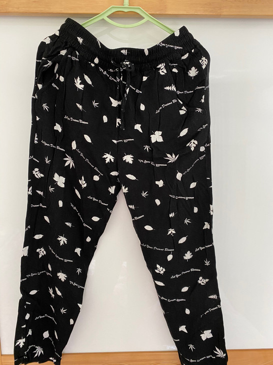 居家休闲裤,轻薄舒适夏季首选,弹力腰抽绳,...