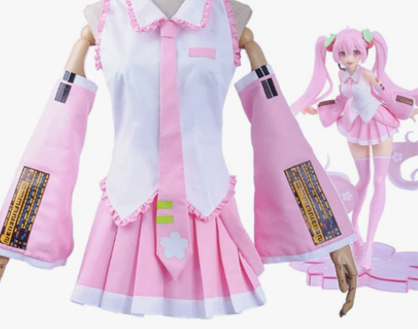 樱初音未来cos服 全新现货 感兴趣的话点...