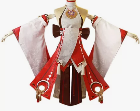 (尾款)次元依家的八重神子 有瑕疵 仅衣服...