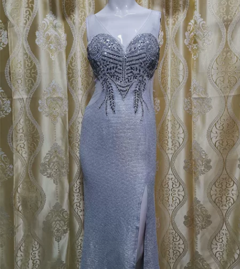 600新夜总会KTV长款晚礼服长裙夜场公关...