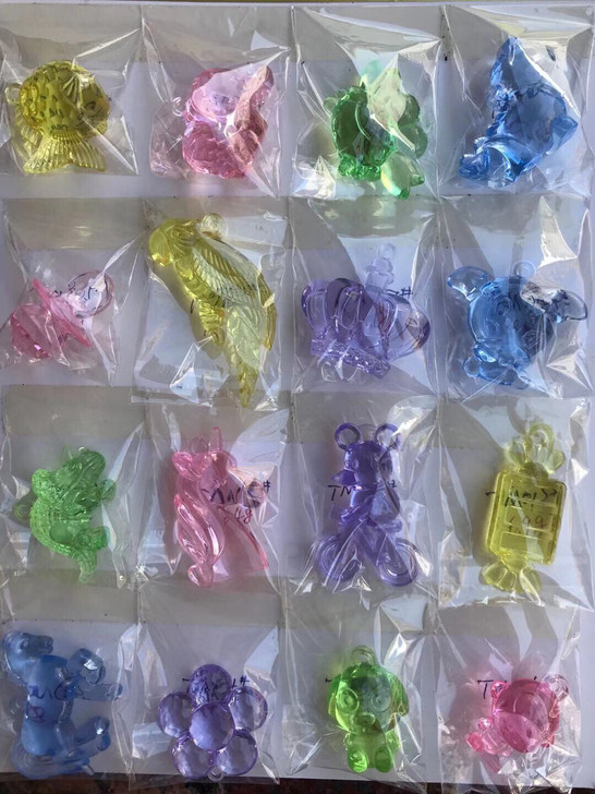 亚克力儿童钻石仿水晶玩具彩色动物儿童玩具饰...