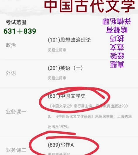 上海师范大学 中国古代文学631＋839 ...