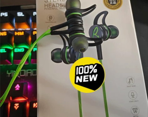 【弯头设计玩游戏不挡手】蓝悦A6黑鲨游戏耳...