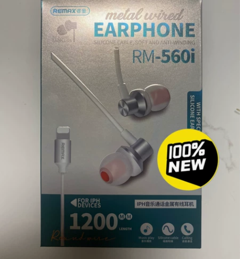 REMAX睿量有线耳机 IPH音乐通话金属...