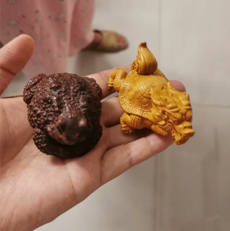 木雕，龙龟，两个一起50 感兴趣的话点“我...