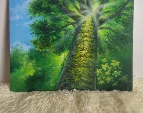 店铺手绘油画清货  捡漏价格   装裱好发...