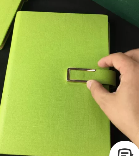 创意铁夹活页记事本 办公会议记录本A5记帐...