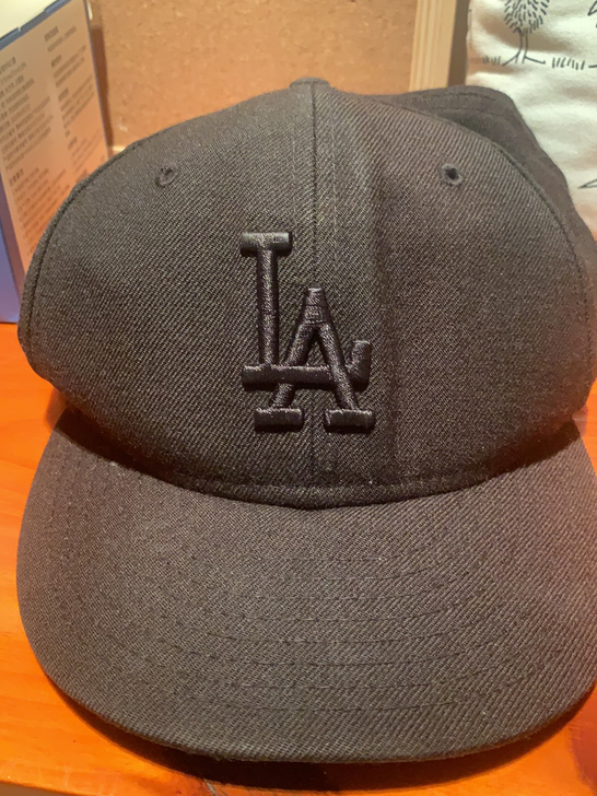 正品MLB棒球帽黑色可调节
