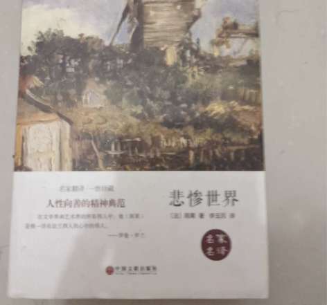 悲惨世界精装 雨果 9.8成新 有意...