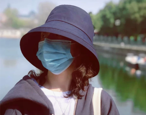 无印良品纯棉大帽檐渔夫帽男女百搭MUJI防...