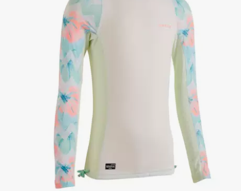 ?迪卡侬儿童泳衣男女童温泉泳裤长袖游泳衣游...