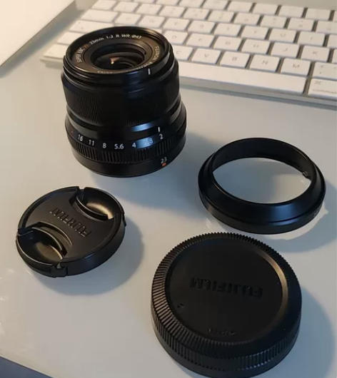 富士23mm f2 定焦光圈镜头 自定义9...