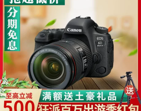 ?佳能EOS 6D Mark II单机身6...