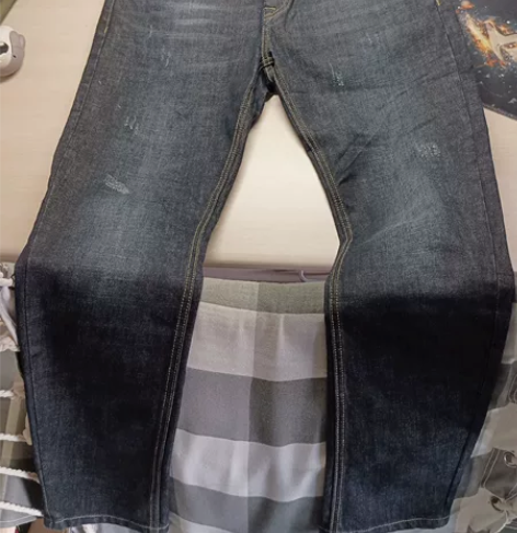 全新牛仔裤，本人183，体重75kg，穿着...