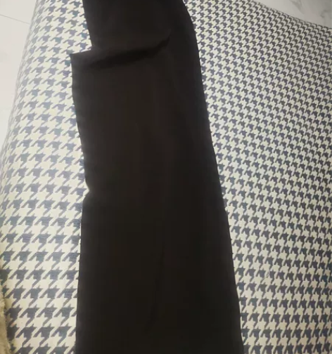 黑色八分西装阔腿裤，不起球，面料滑，穿到1...
