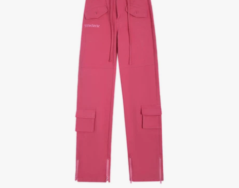 野生zero工装裤女夏季高腰街潮美式宽松阔...