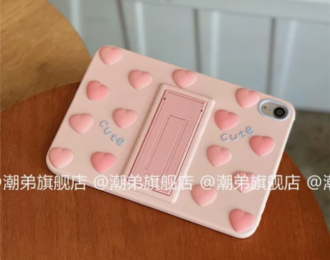 适用立体满屏爱心ipad7/8可爱2020...