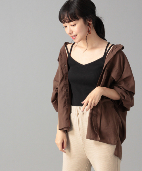 LF19AW 敲好版型双口袋宽松长袖衬衫
