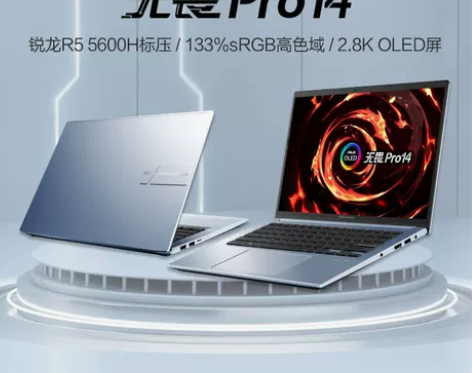 asus/华硕无畏pro14锐龙版R5 5...