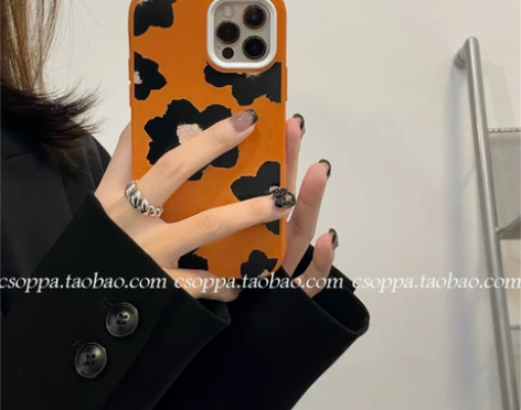 韩国ins复古花朵适用iphone12pr...