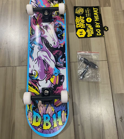 DBH滑板王一博同款专业滑板双翘全新 19...