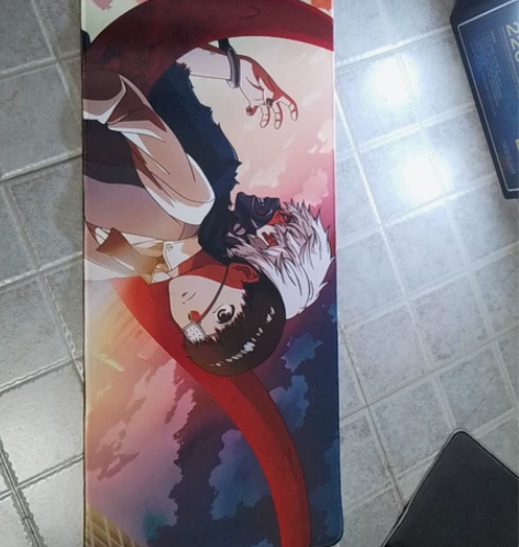 食人鬼食神鬼动漫键盘垫鼠标垫尺寸80030...