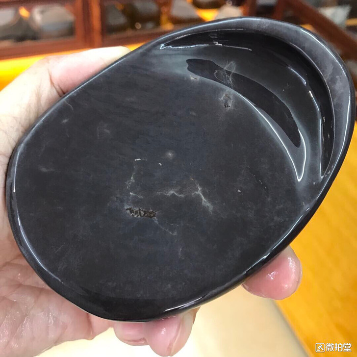 肇庆端砚正脉麻子坑【淌池】砚台