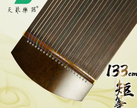 扬州天艺古筝TZ-03黑檀素面初学考级专业...