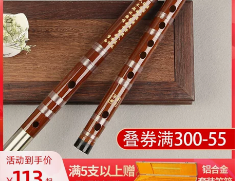 董生华笛子竹笛初学成  人零基础入门学生F...