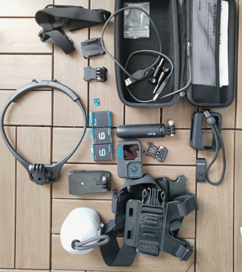 Gopro 10 black运动相机，三电...