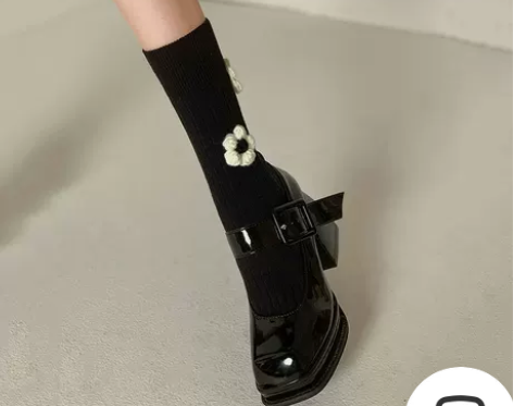 贾不假玛丽珍鞋女2022年春季新款法式厚底...