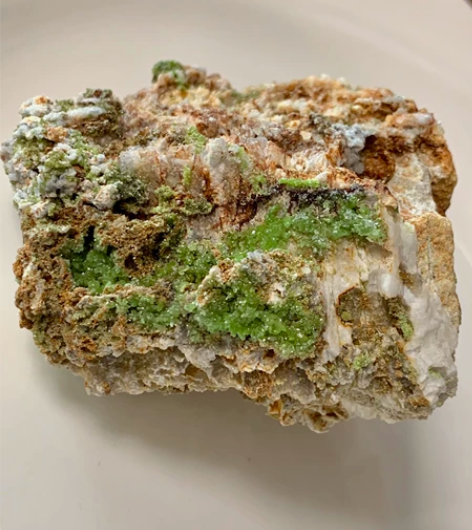 天然矿石水晶萤石磷氯铅矿石标本 晶状体 挺...