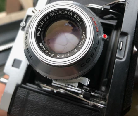 玛米亚6相机，Mamiya 6皮腔折叠相机...