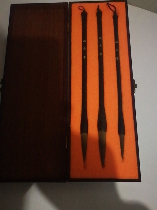 莱州 掖县 毛笔 状元笔 礼盒装