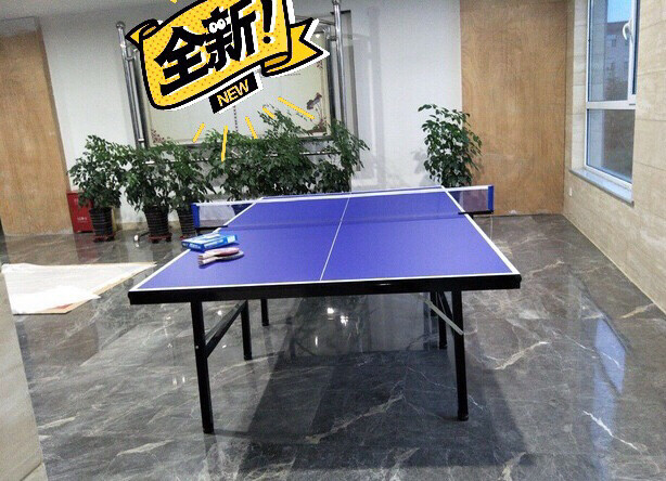 全新 乒乓球桌家用室内标准可折叠兵乓球桌比...