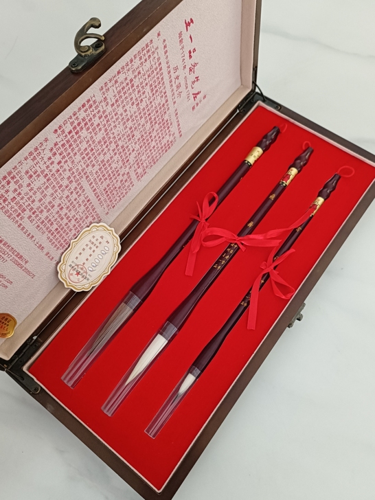 高端王一品斋笔庄毛笔，天宫牌羊毫羊兼毫长锋...