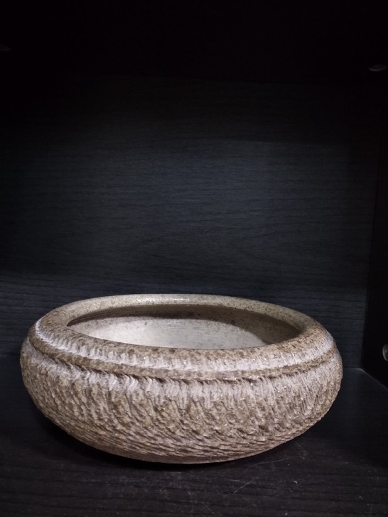青釉绳纹笔洗