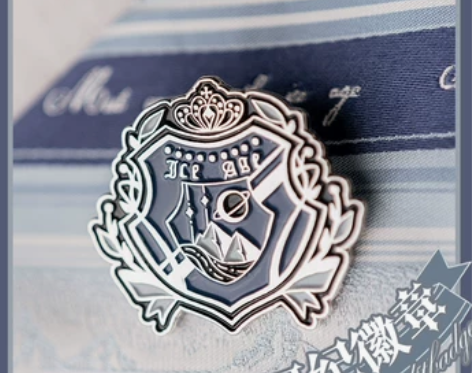 【御茶家】冰河纪徽章JK制服格裙包包衬衫配...