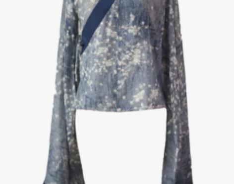 兰若庭 汉服 蓝隐 二重衣 大袖 魏晋风 ...