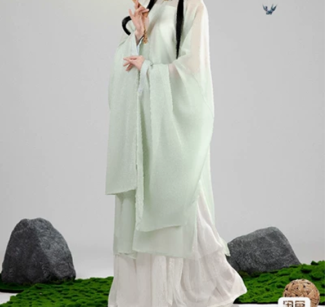 五五年明制汉服 酒中仙立领绿色l码 仅立...