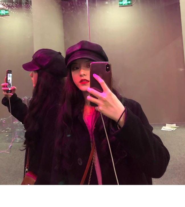 网红款pu皮质八角帽子女冬季英伦韩版潮秋冬...