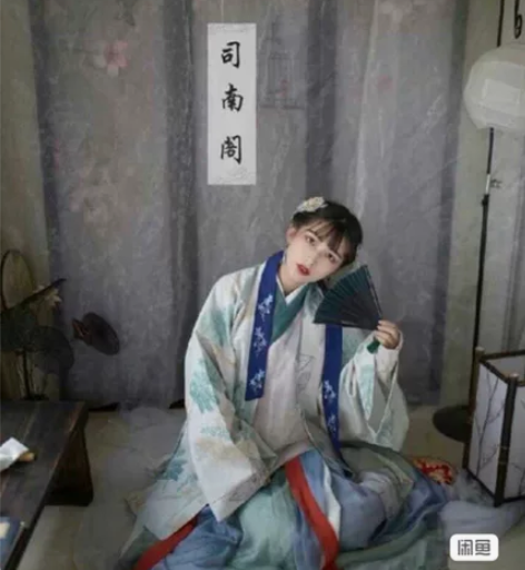 司南阁 明制 汉服 东篱 上衣纱衣下裙外面...