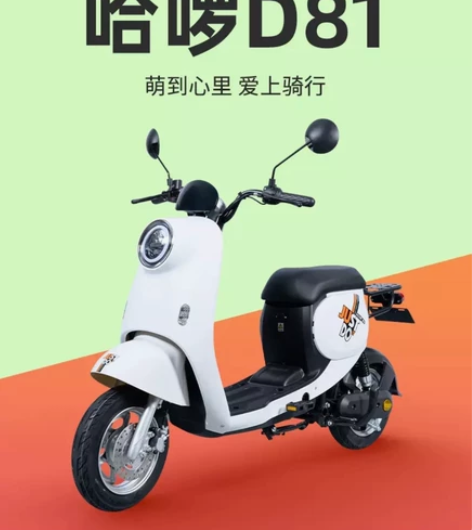 哈啰D81 圆润的造型设计，萌到了心里让你...