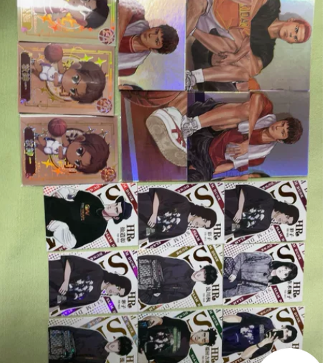 灌篮高手卡 18张 含拼图补图卡 打包出 ...