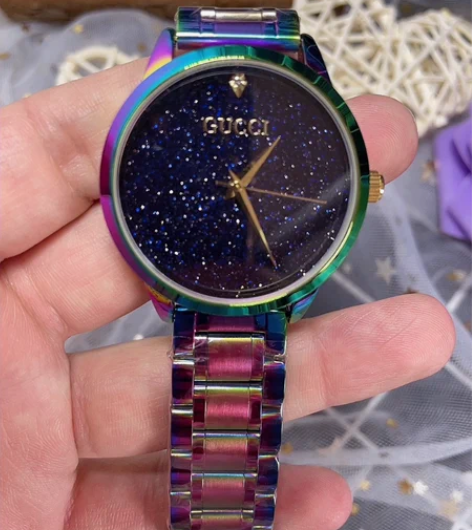 酷奇星空表盘,七彩电镀精钢表身,沉实压手,...