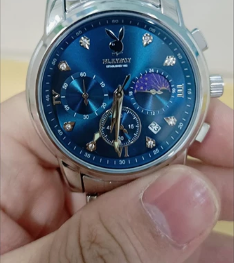全新正品花花公子经典帅气男士商务手表，三眼...