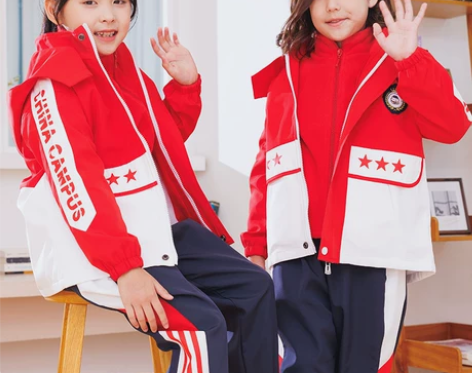 班服小学生园服秋冬冲锋衣